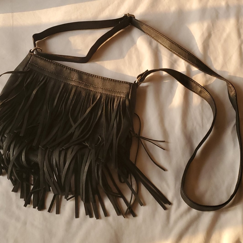 Black cross body bag